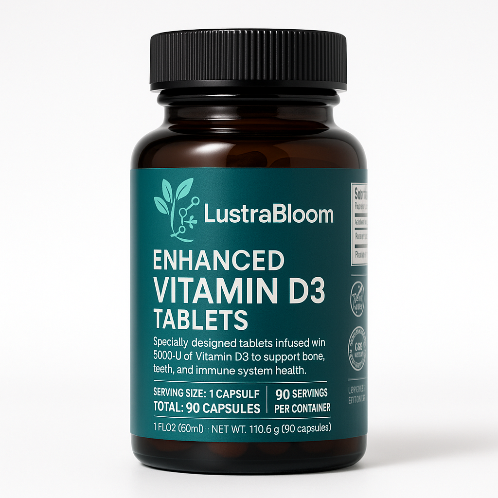 LustraBloom Enhanced Vitamin D3 Tablets